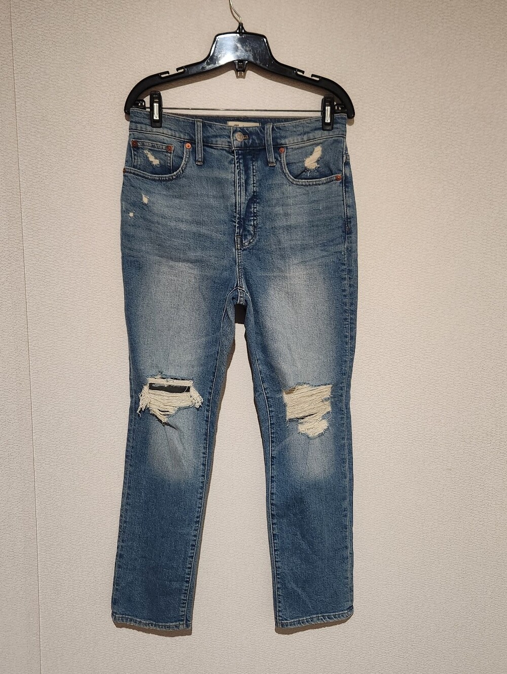 Madewell The Perfect Vintage Straight Jean Size 28 High Rise